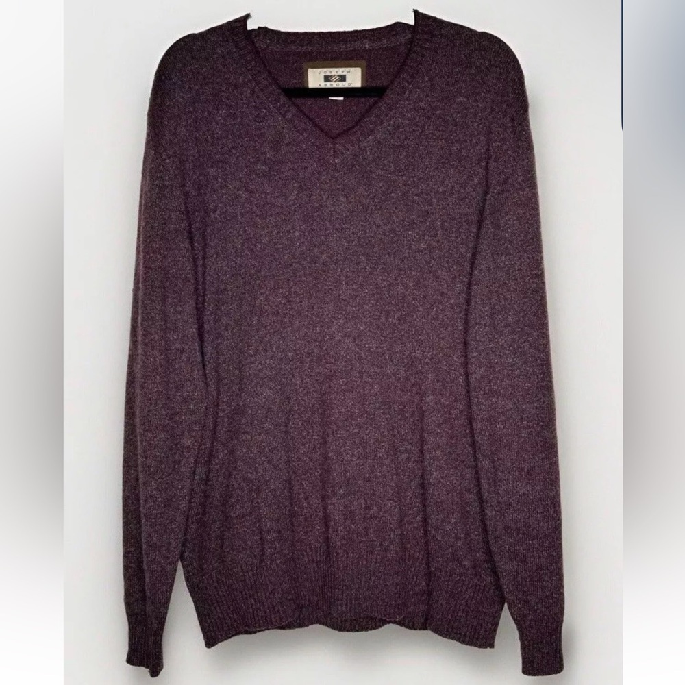 Men's XL Wool Knit Winter Sweater Sweatshirt Joseph Abboud Dress Sweatshirt